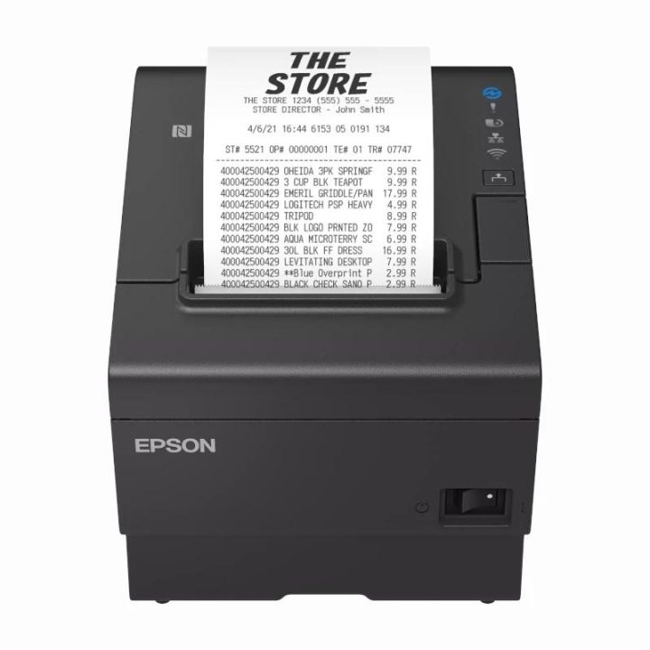 Epson TM-T88VII (112): USB, Eth, Serial, PS, Buzz, Black