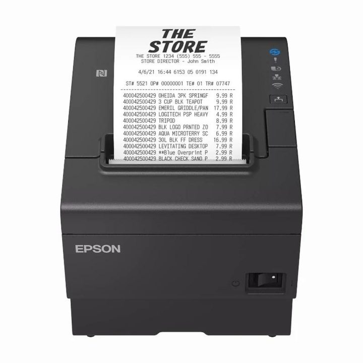 Epson TM-T88VII (112): USB, Eth, Serial, PS, Buzz, Preto