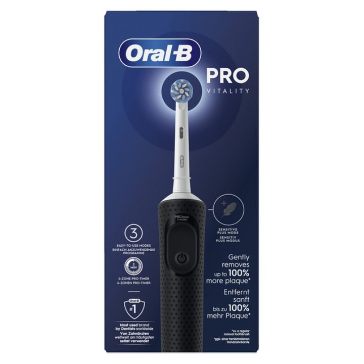 Braun Vitality Pro Adult Oscillating Toothbrush Black