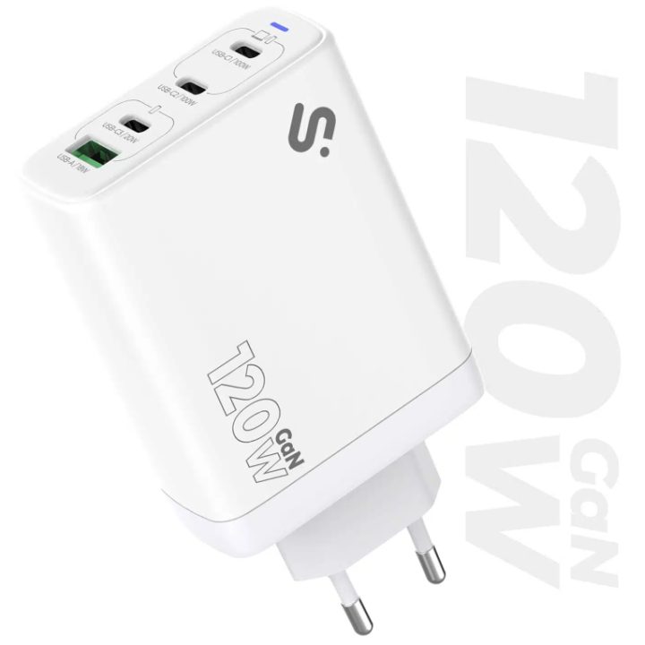 Subblim GaN 120W charger USB-C+c+c+a (SUBCHG-6G1204)