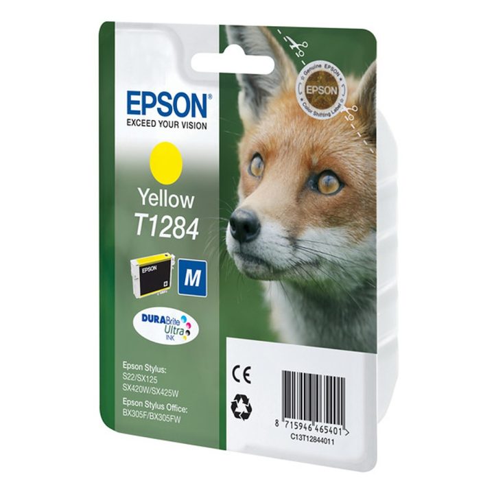 Epson Fox T1284 Yellow Ink Cartridge