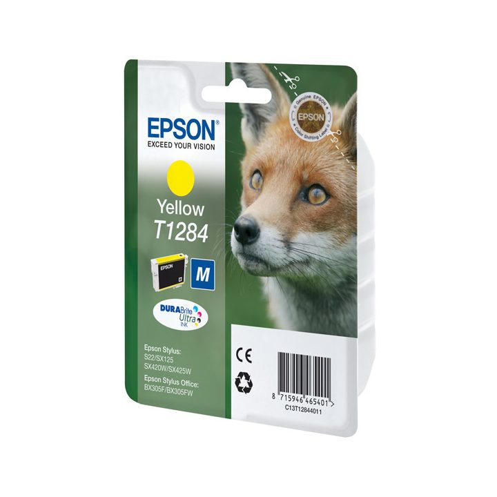 Epson Fox T1284 Yellow Ink Cartridge