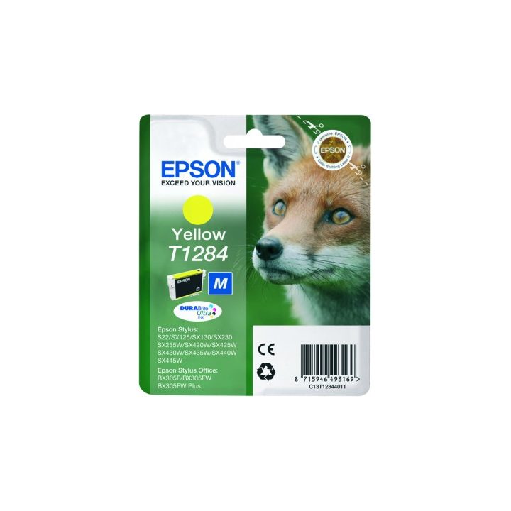 Epson Fox T1284 Yellow Ink Cartridge