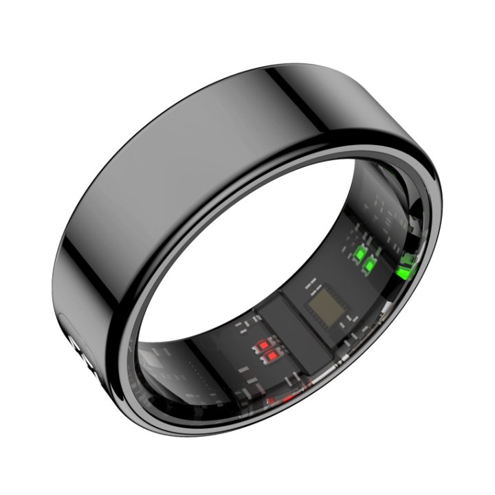 Leotec LESR01K08 LED Activity Tracker Smart Ring IPX8 Black