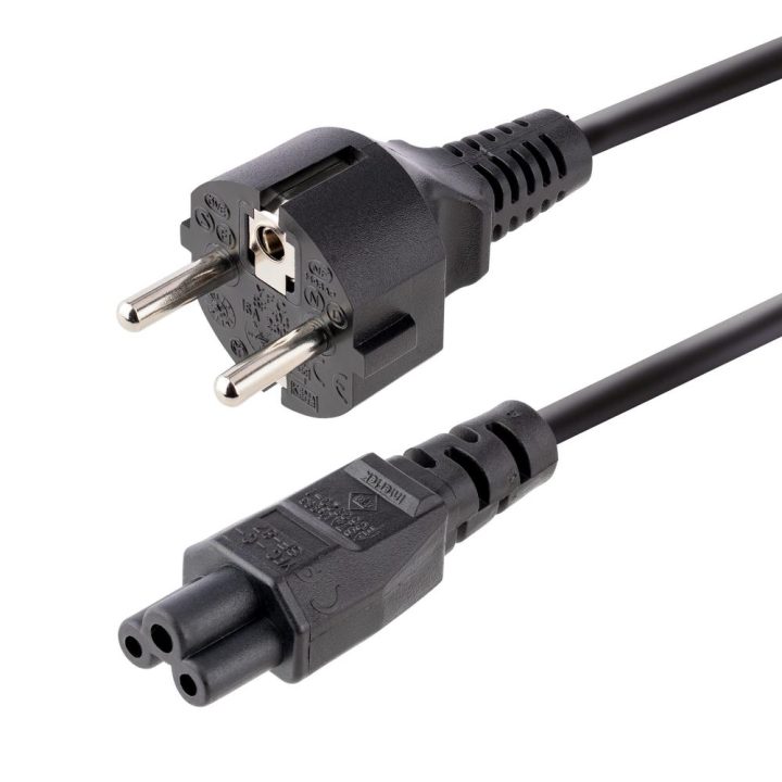 StarTech.com 3m Replacement Laptop Power Cable, EU Schuko to C5, 2.5A…