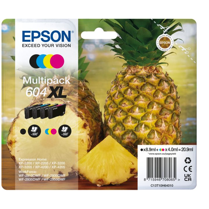 Epson Multipack 4-colours 604XL Tinta