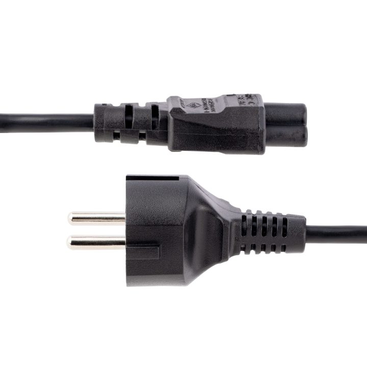 StarTech.com 3m Replacement Laptop Power Cable, EU Schuko to C5, 2.5A…