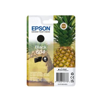 Cartucho de tinta preto Epson 604 Pineapple Singlepack