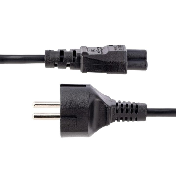 StarTech.com 3m Replacement Laptop Power Cable, EU Schuko to C5, 2.5A…