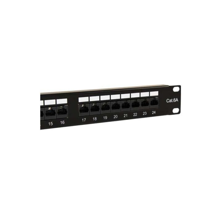 2LAN Patch Panel 19" CAT6A 24 Puertos UTP (ARAP19C6A24UTP)