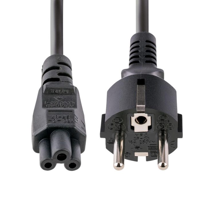 StarTech.com 3m Replacement Laptop Power Cable, EU Schuko to C5, 2.5A…