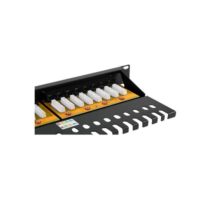 2LAN Patch Panel 19" CAT6A 24 Puertos UTP (ARAP19C6A24UTP)