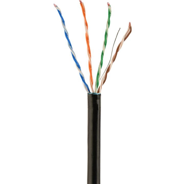 Gembird CAT5e FTP 305m cabo de rede Preto F/UTP (FTP)…