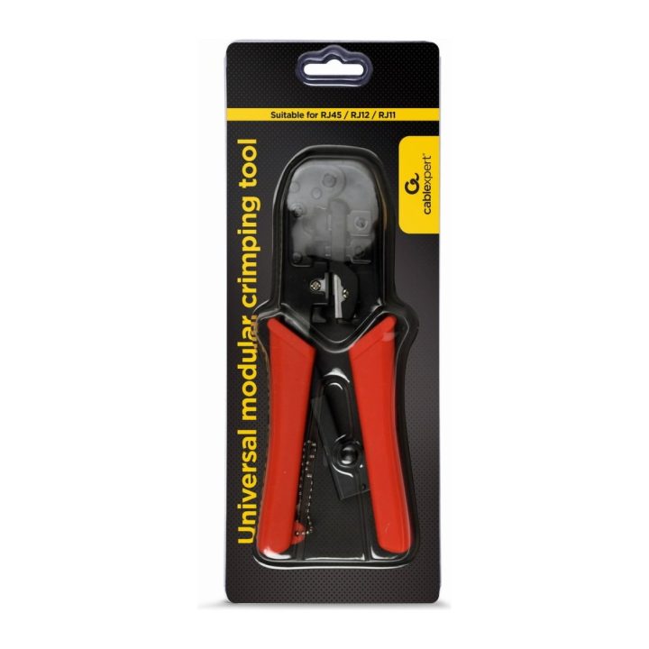 Gembird T-WC-02 crimpadora Preto, Laranja