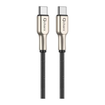 Qcharx International Cable Qcharx New York USB-C to USB-C 3A 20W-1 m…