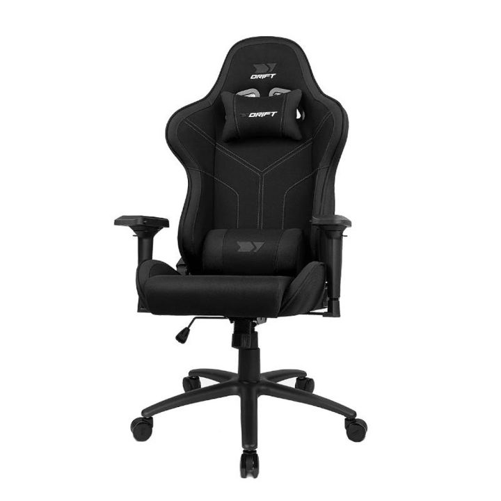 Drift DR110BK Gaming Chair, Padded Seat, Black