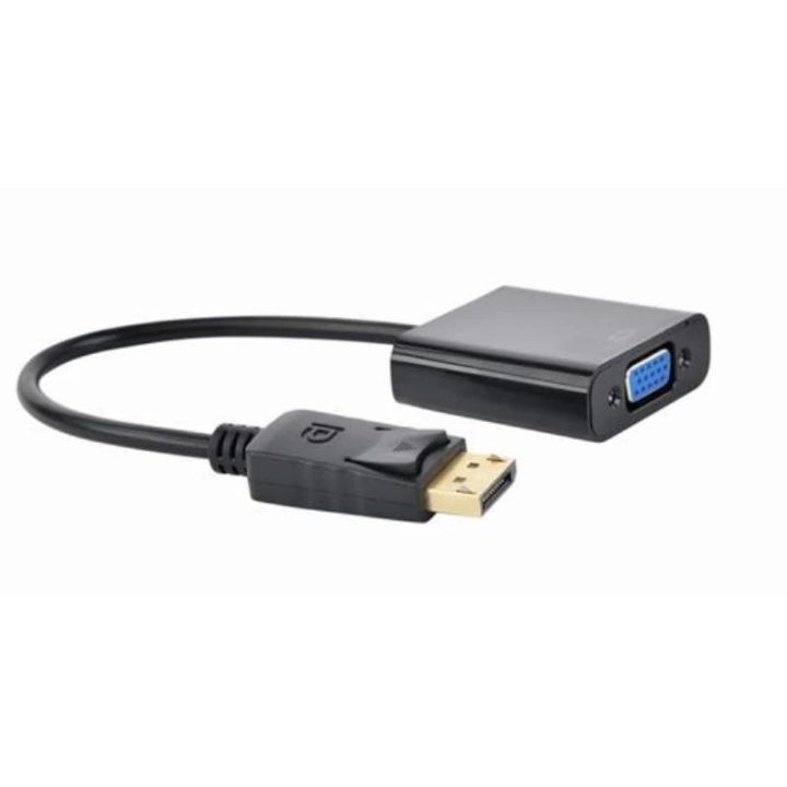 Gembird Cabo adaptador DisplayPort para VGA, preto (A-DPM-VGAF-02)