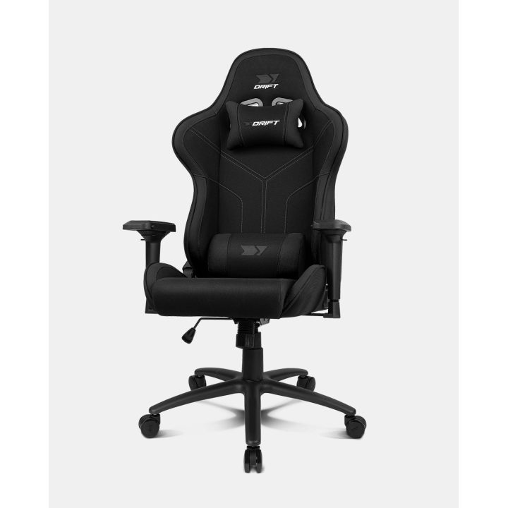 Drift DR110BK Gaming Chair, Padded Seat, Black