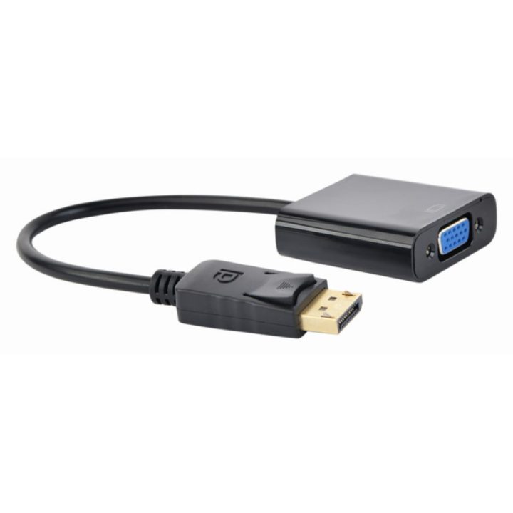 Gembird Cabo adaptador DisplayPort para VGA, preto (A-DPM-VGAF-02)