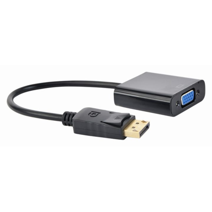 Gembird Cabo adaptador DisplayPort para VGA, preto (A-DPM-VGAF-02)