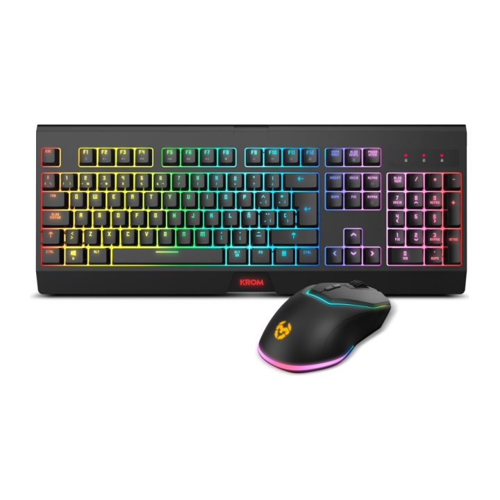 Krom KABALA | Wireless RGB SP Keyboard and Mouse Kit (NXKROMKBLSP)