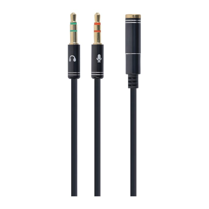 Gembird !Adaptador de áudio estéreo 3.5mm mini Jack/4PIN/ cabo de…