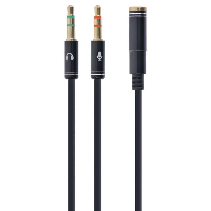 Gembird !Stereo audio adapter 3.5mm mini Jack/4PIN/ audio cable 0.2 m…