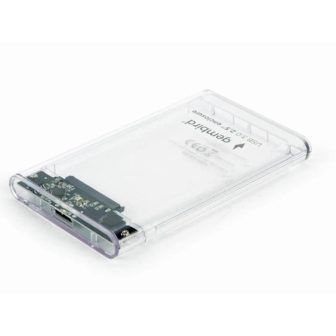Gembird Carcaça 2,5" USB3.2 Transparente. Bolsa Transp. (EE2-U3S9-6)