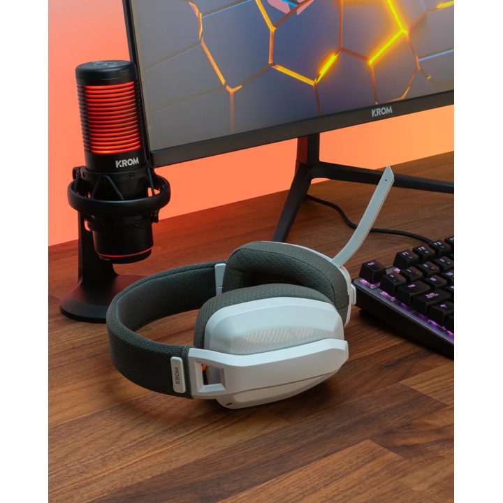 Krom Kanji Wireless and Wired Over-Ear Headphones (NXKROMKANJIWH)