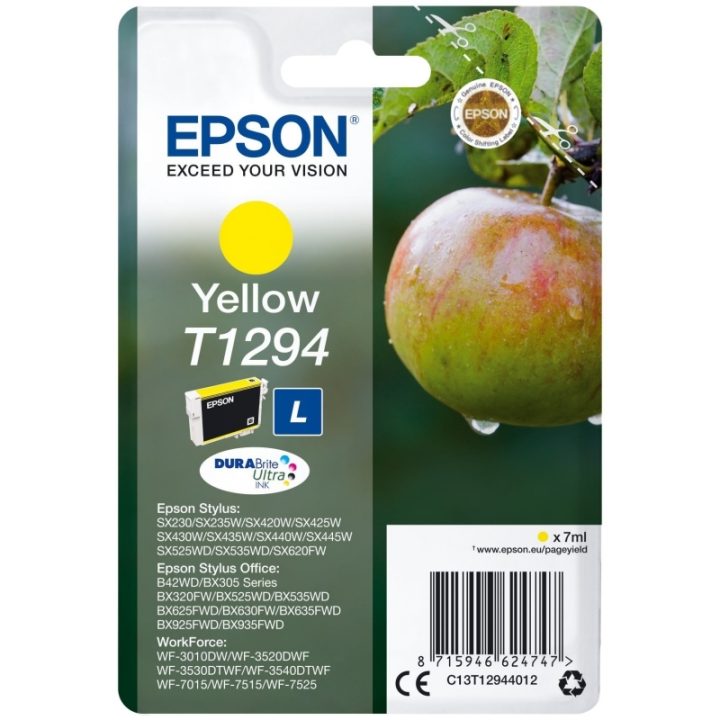 Tinta amarela Epson Apple T1294 DURABrite Ultra Manzana