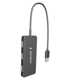 Gembird Concentrador USB 2.0 de 4 puertos (UHB-U2P4-04)