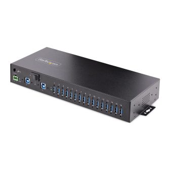 StarTech.com 16-Port Industrial USB 3.0 5Gbps Hub - Metal -…