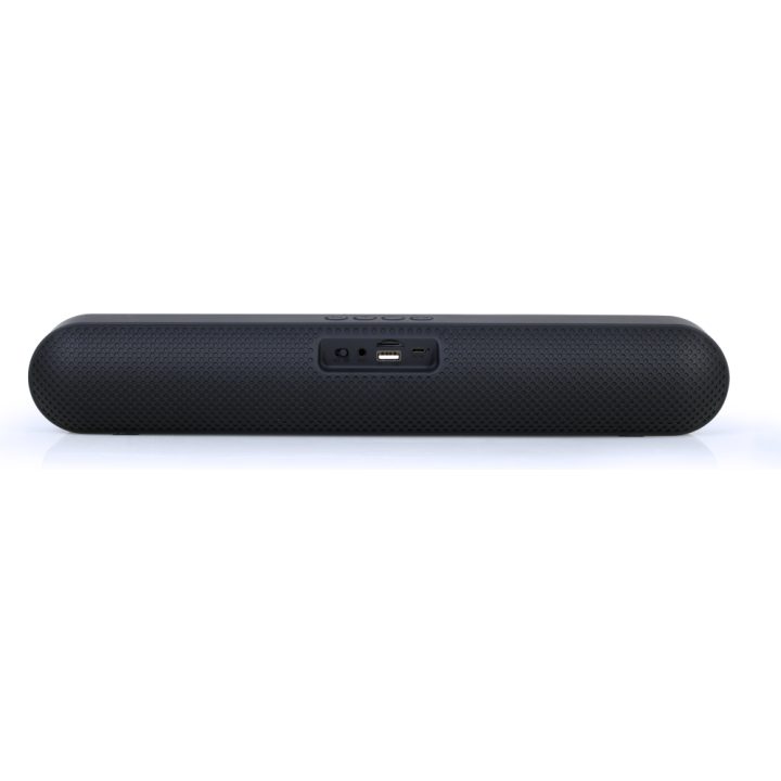 Gembird Barra de som Bluetooth com luz LED preta (SPKBT-BAR400L)