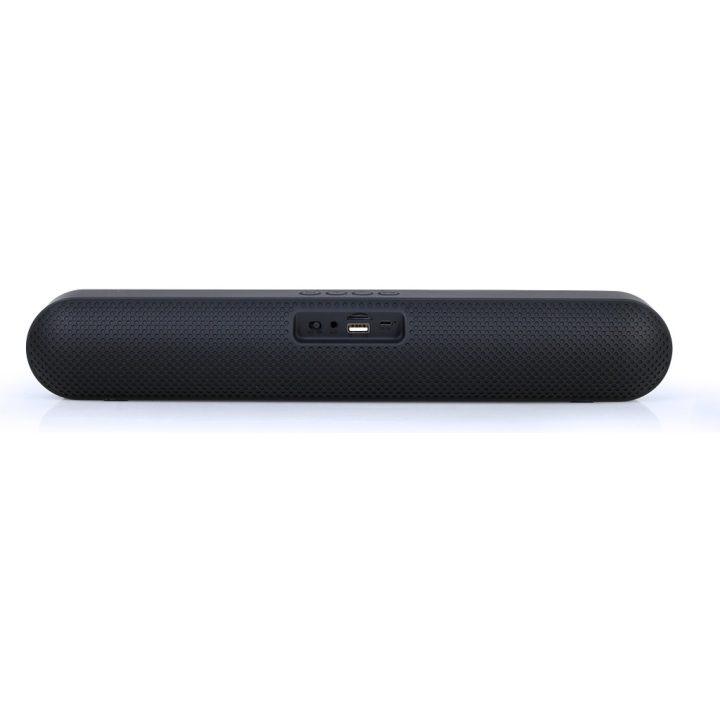 Gembird Barra de som Bluetooth com luz LED preta (SPKBT-BAR400L)