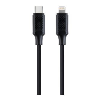 Gembird CC-USB2-CM8PM-1.5M cable de conector Lightning 1,5 m Negro