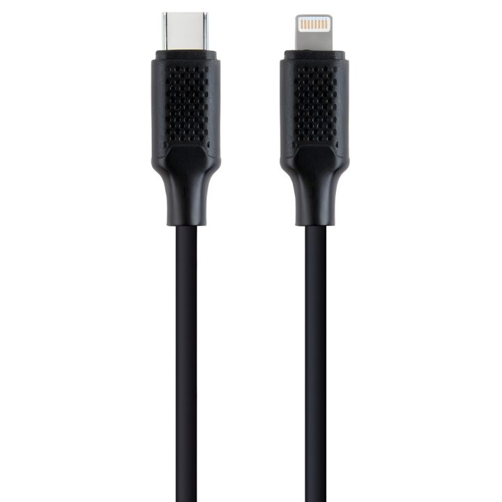 Gembird CC-USB2-CM8PM-1.5M cabo de conector Lightning 1,5 m Preto