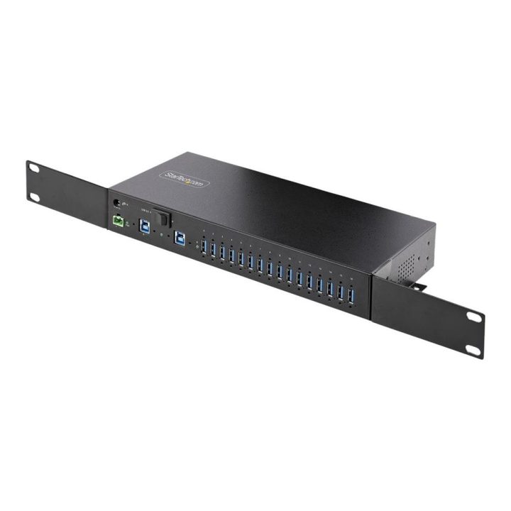 StarTech.com Hub USB 3.0 de 16 Portas 5Gb Industrial - Metal -…