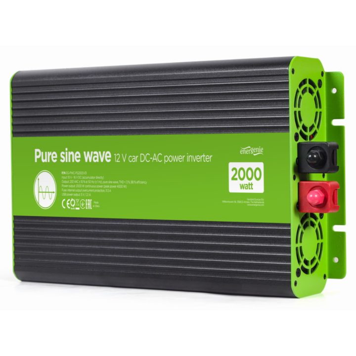 EnerGenie EG-PWC-PS2000-01 Car Power Adapter and Inverter 2000 W…