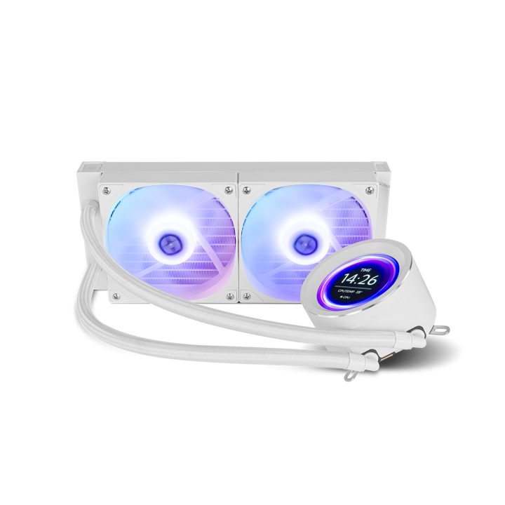 NOX Hummer X-240 LCD | 240 LCD White RL Kit (NXHUMMERX240LCDWH)