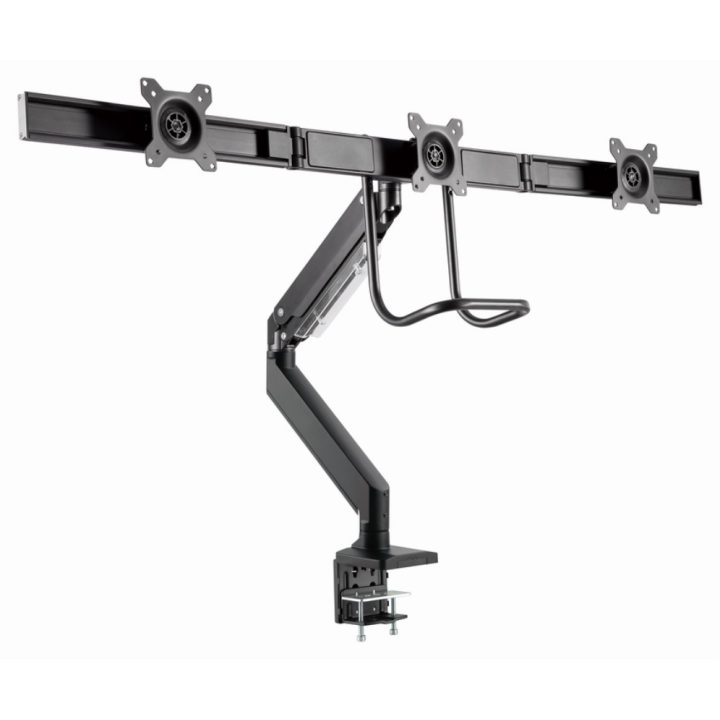 Gembird MA-DA3-03 soporte para monitor 27" Escritorio Negro