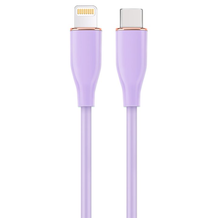Gembird Charging and Data Cable 1.5 m Purple - CC-USB2S-CM8PM-1.5M-P…