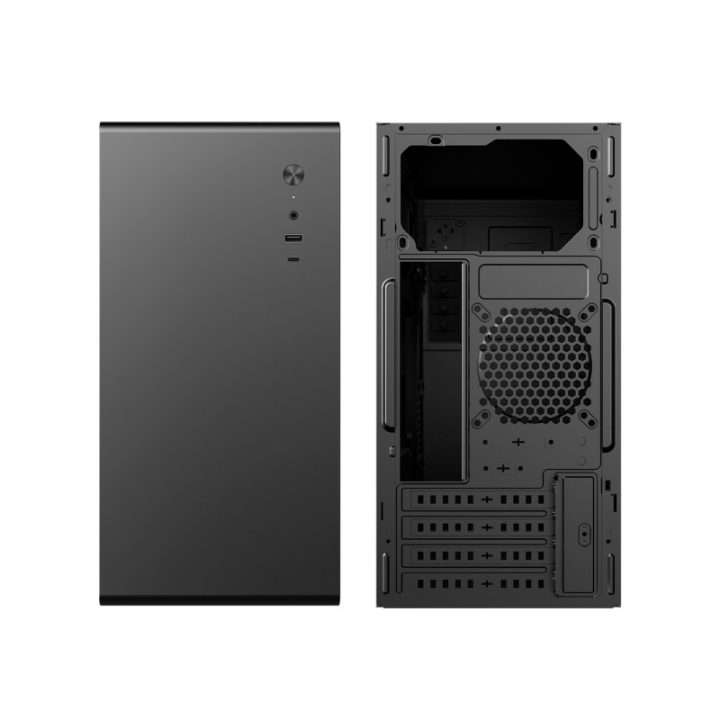 CoolBox M640C USB-C 3.2 GEN1 FULLMETAL CASE WITHOUT PSU + 1 90MM FAN
