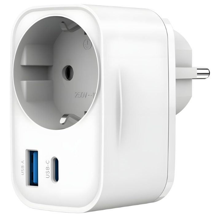 Gembird TA-ACPDQC20-01-W Universal Mobile Device Charger White AC…
