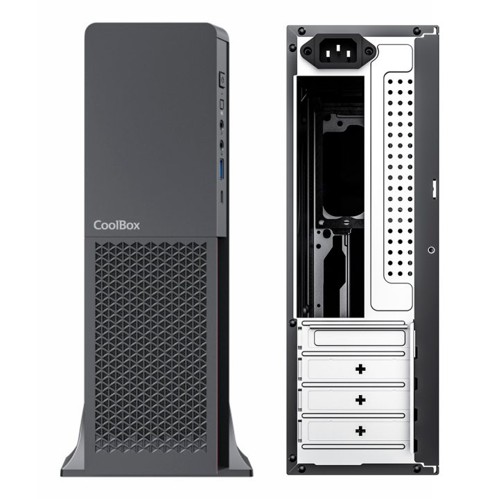 CoolBox CAJA MATX SLIM T313 USB-C 3.2 GEN1 FTE.300SBZ 300W 80+ BRONZE