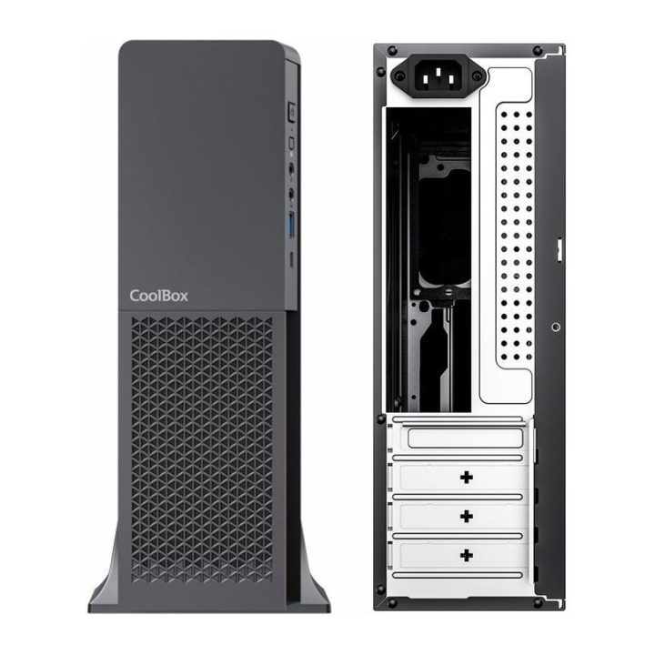CoolBox CAIXA MATX SLIM T313 USB-C 3.2 GEN1 FTE.300SBZ 300W 80+ BRONZE