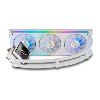 Nox Vent. HUMMER M-360 LCD Kit RL Mag ARGB White (NXHUMMERM360LCDWH)