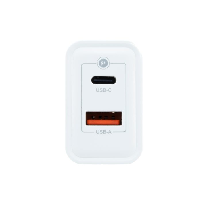 CoolBox CARGADOR GAN 30W USB-C/USB-A PARED