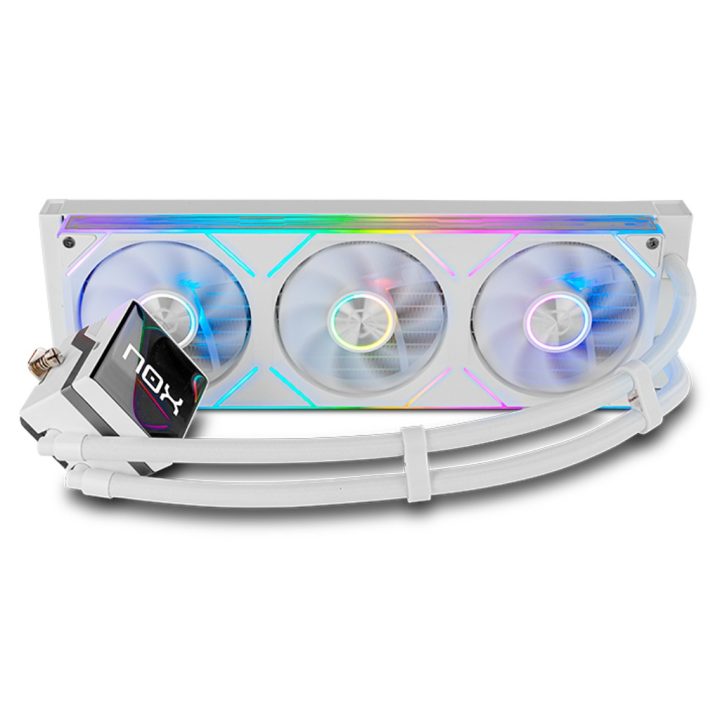 Nox Vent. HUMMER M-360 LCD Kit RL Mag ARGB White (NXHUMMERM360LCDWH)