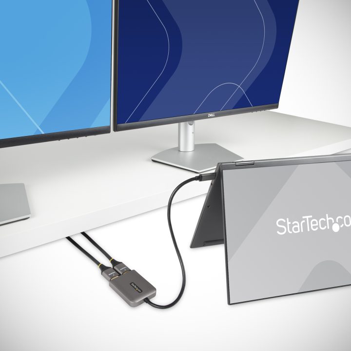 StarTech.com Adaptador USB-C a HDMI Doble - Hub MST USB Tipo C -…
