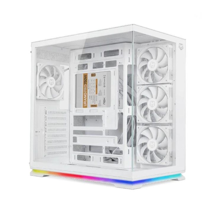 NOX ATX Mid-Tower HUMMER GALAXY ARGB White (NXHUMMERGALAXYWH)
